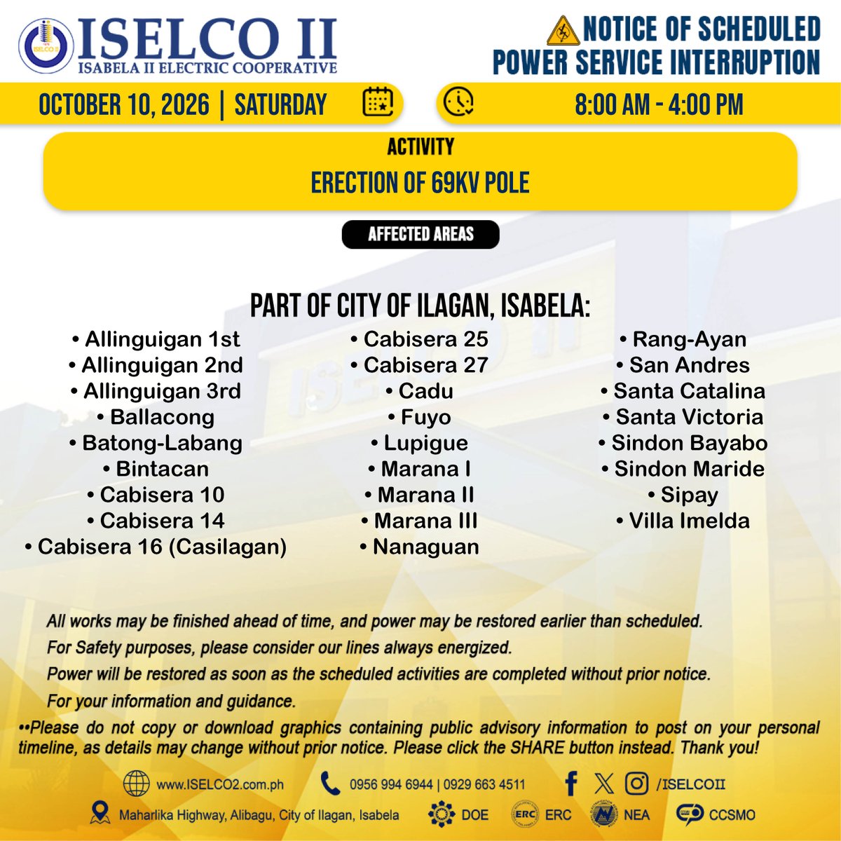 iselcoII tweet picture
