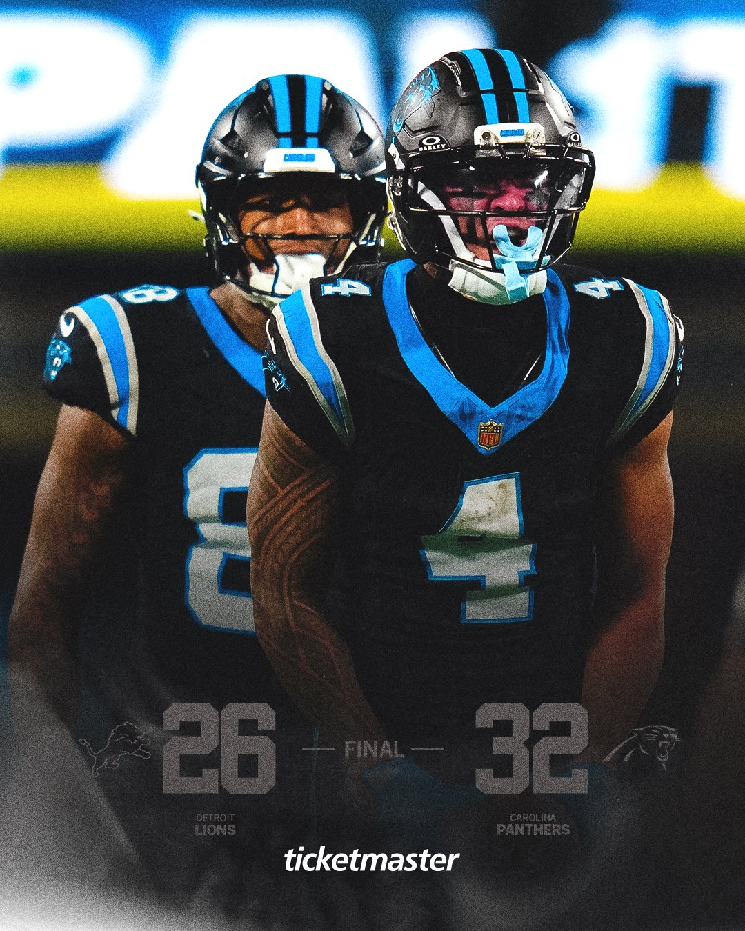 Panthers 32-26 Lions | NFL Week 4