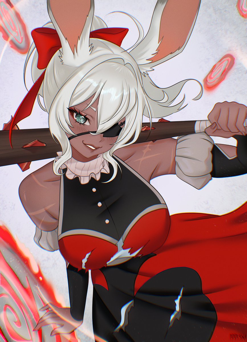 TwoBitRabbit's tweet photo. @SapphireChanVT I'll let Alice have some fun. She was trapped in Wonderland by the court of cards, but she finally got her rev- chance to break free and is looking to have fun. She can make portals and as long as you don't have a ticking clock or pocket watch, things should go smoothly. https://t.co/PpztcIOT8f