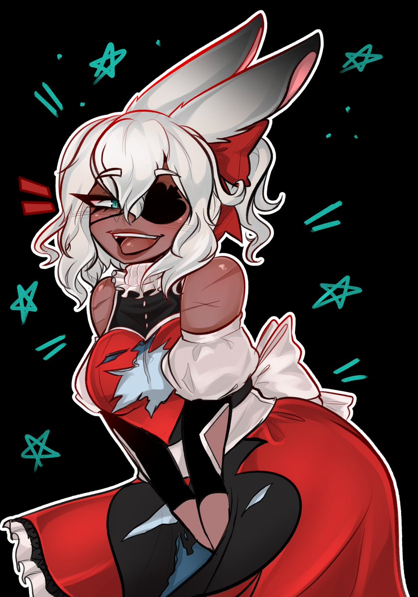 TwoBitRabbit's tweet photo. @SapphireChanVT I'll let Alice have some fun. She was trapped in Wonderland by the court of cards, but she finally got her rev- chance to break free and is looking to have fun. She can make portals and as long as you don't have a ticking clock or pocket watch, things should go smoothly. https://t.co/PpztcIOT8f