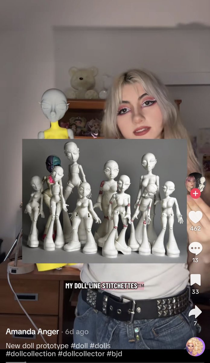 maxxy_rainbow's tweet photo. @peqchiz I wish she looked into other options! There’s a creator that’s 3D printing her doll line and it’s looking sooooo sick! I think she would’ve been better off going this route and doing small batches of dolls to fund for the factory molds to then be more mass produced! https://t.co/6UxNre0UAx