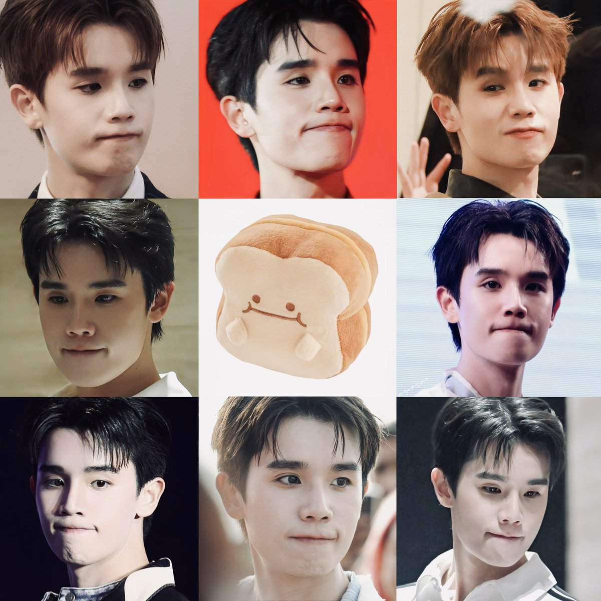 seasbf's tweet photo. i just wanna put him in the oven and turn him into a loaf 🥺 his habit of going :] is so cute. https://t.co/cfyCiZwiwS