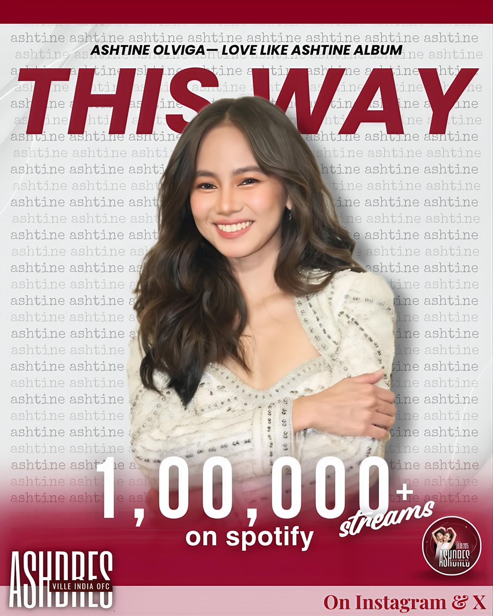 ADVilleIndiaOfc's tweet photo. Congratulations to Our Mutya, Enno and This Way just completed 100k+ Spotify streams!
We're so proud of you and equally amazed by the speed at which everything is happening.. keep growing our sunshine, we're always here to support you! 🥹🩵🧡 https://t.co/juNsoOC8n0