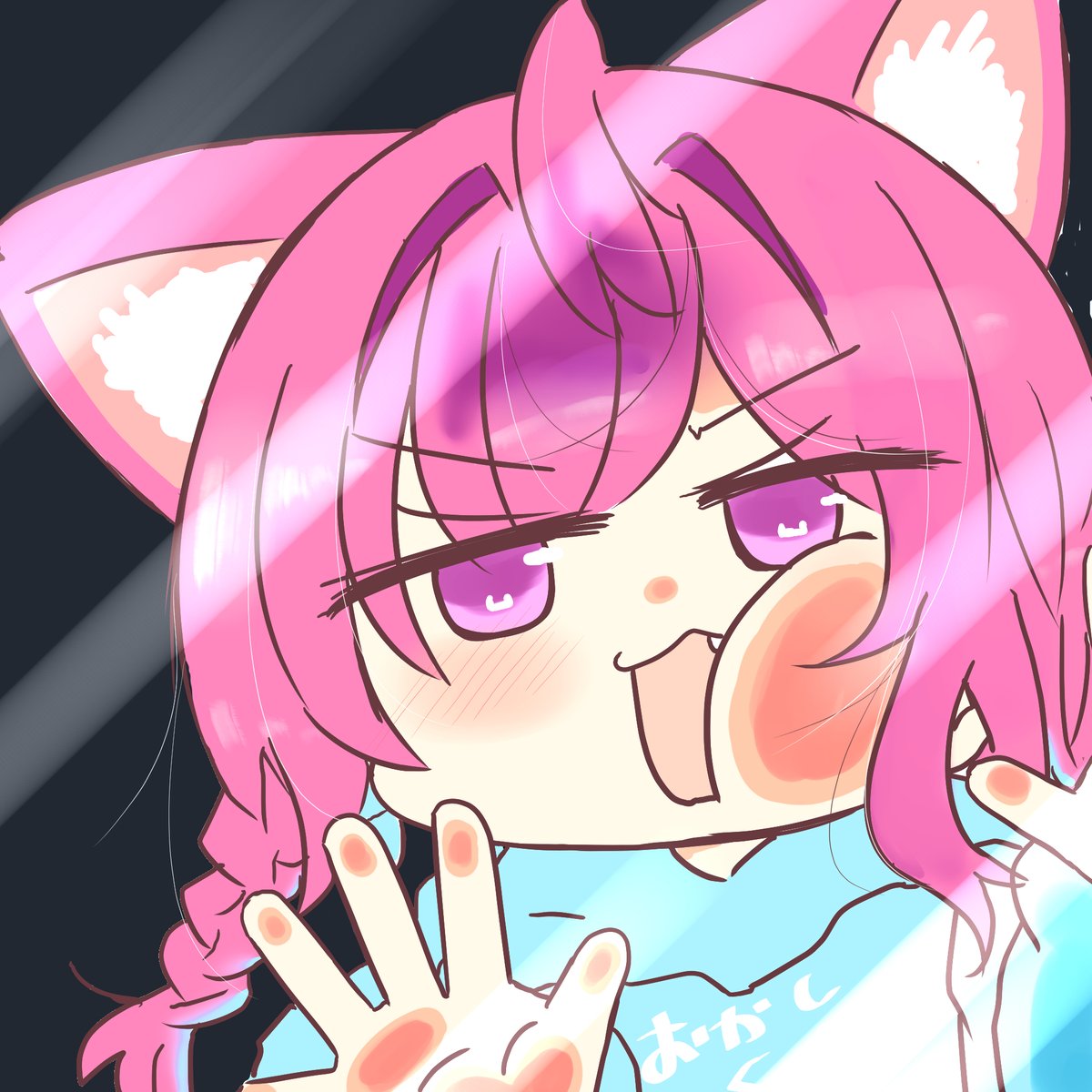 yutaltsuto's tweet photo. あなたのお菓子を狙っているねこちゃんを描きました。
 #さくなあーと https://t.co/jXesIQtezg