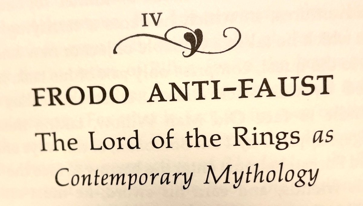 homoaristos's tweet photo. Tolkien felt the need for an anti-Faustian myth. Frodo and Sam's heroism lies in the renunciation and destruction of the Faustian "will to power" represented by Sauron and the One Ring. The hobbits' quest acts as a counter-revolutionary restoration of the traditional order. https://t.co/yXNcPXwZQ2