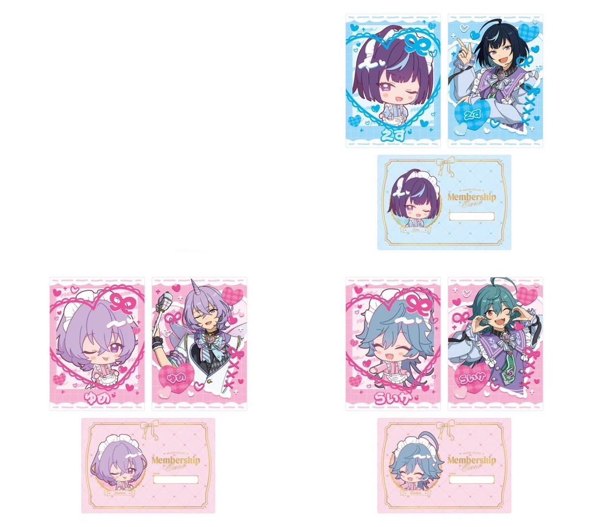 mugi_grass's tweet photo. あんさんぶるスターズ！！ 萌え×2文化祭シリーズ カードセット【G】
あんスタ メイド カードセット

譲┊︎エス ユメ ライカ
求┊︎定価＋送料

・纏めての方優先
・1BOX予約済み
郵送のみ、検索からでもお気軽にお声がけください！ https://t.co/rvVpgSrhsd