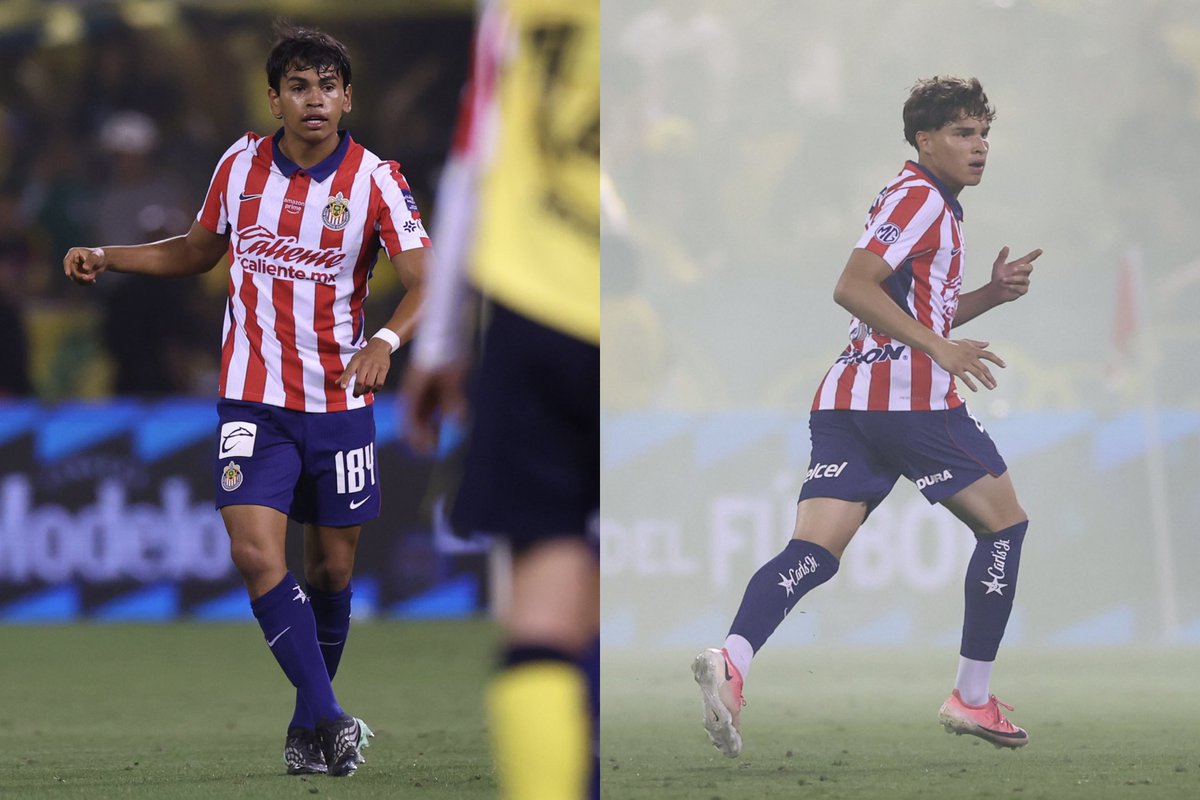 TapatioCD's tweet photo. 🔴⚪️ ¡6️⃣ JUGADORES DE LA #CANTERAROJIBLANCA HICIERON SU DEBUT CON @CHIVAS ESTA NOCHE! 🔝

⚔️ Los Rojiblancos participaron en el triunfo de 2-0 en #ElClásicoDeMéxico 🇲🇽

LA MEJOR CANTERA DE ESTE PAÍS. https://t.co/SIU0ppAHtH