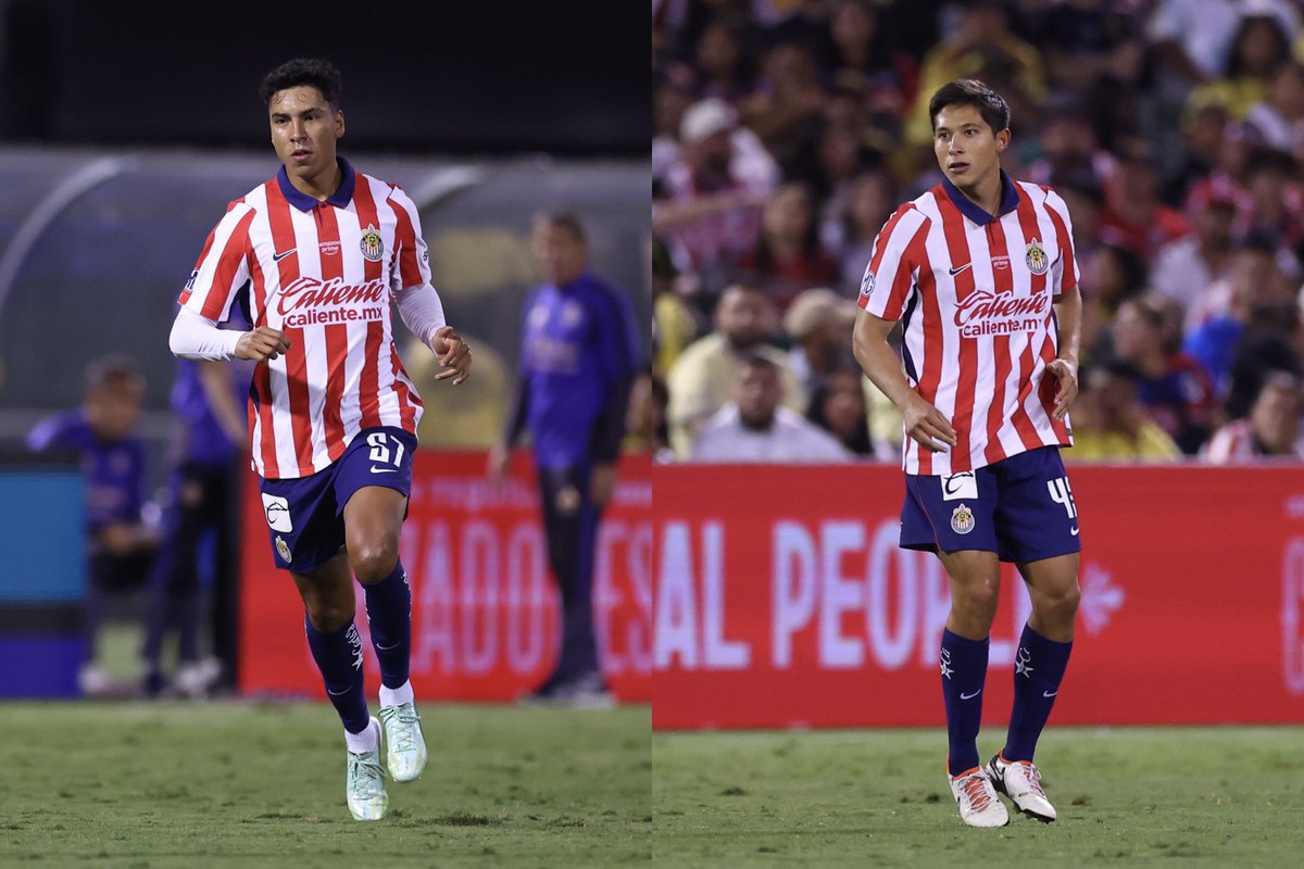 TapatioCD's tweet photo. 🔴⚪️ ¡6️⃣ JUGADORES DE LA #CANTERAROJIBLANCA HICIERON SU DEBUT CON @CHIVAS ESTA NOCHE! 🔝

⚔️ Los Rojiblancos participaron en el triunfo de 2-0 en #ElClásicoDeMéxico 🇲🇽

LA MEJOR CANTERA DE ESTE PAÍS. https://t.co/SIU0ppAHtH
