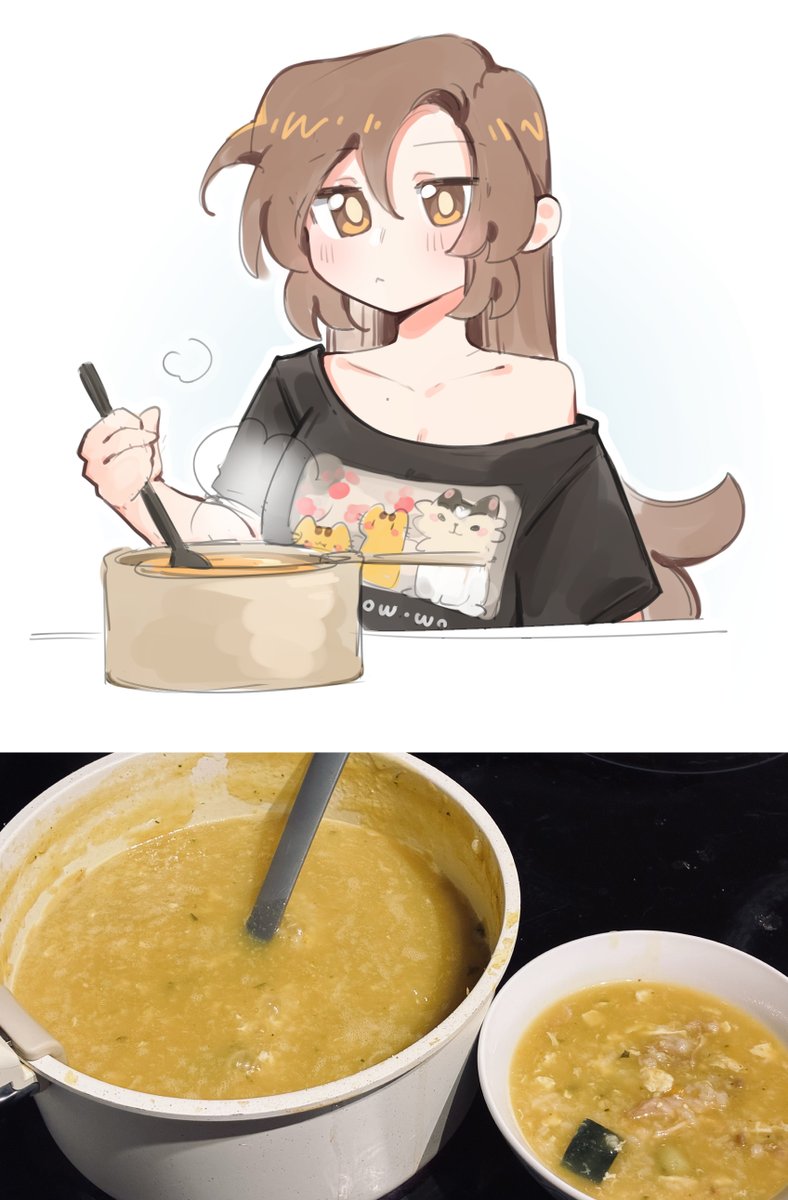 leecchie's tweet photo. i cooked too much congee ... https://t.co/OQzyD6ehCz