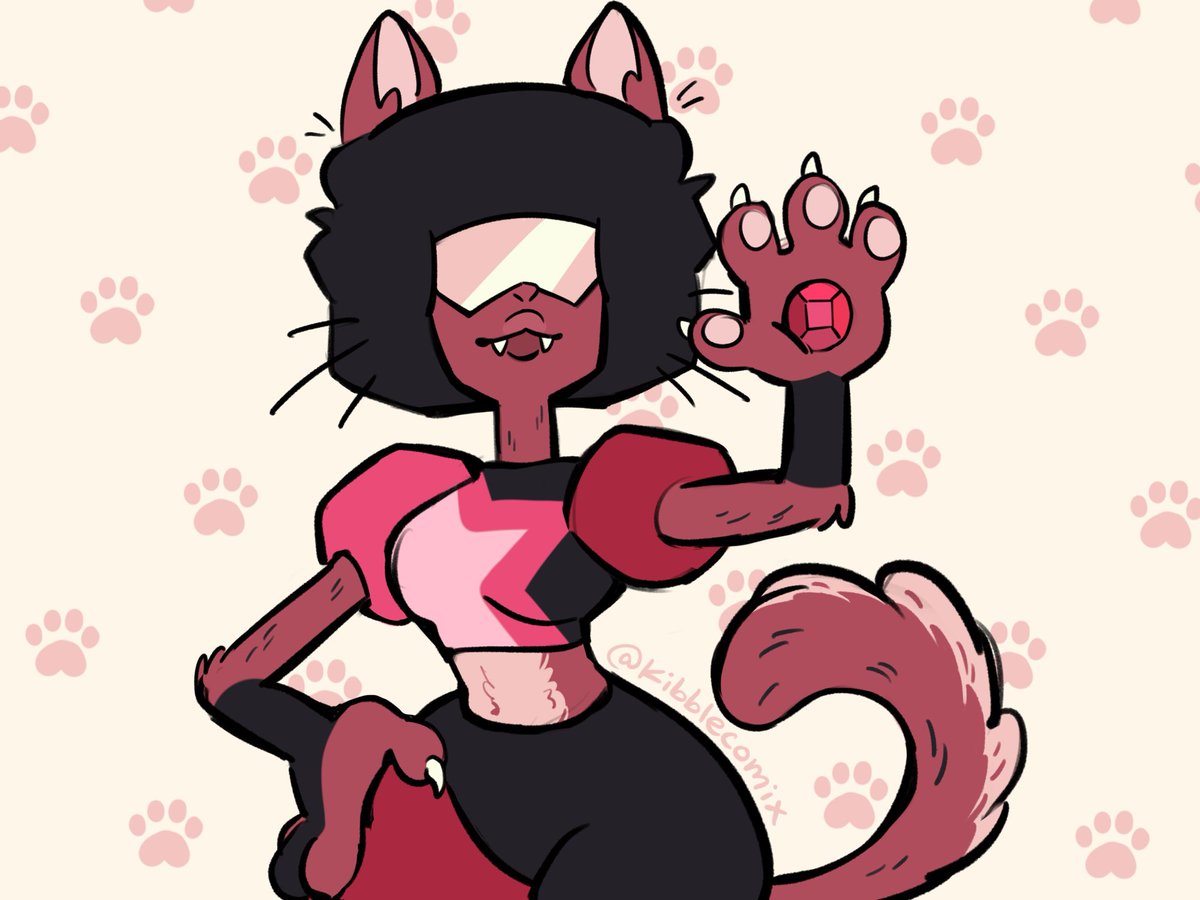 kibblecomix's tweet photo. Day 4: Made of Love ❤️

and fur… I guess? 
#steventober2026 #garnet #stevenuniverse https://t.co/aybtSYKyFn