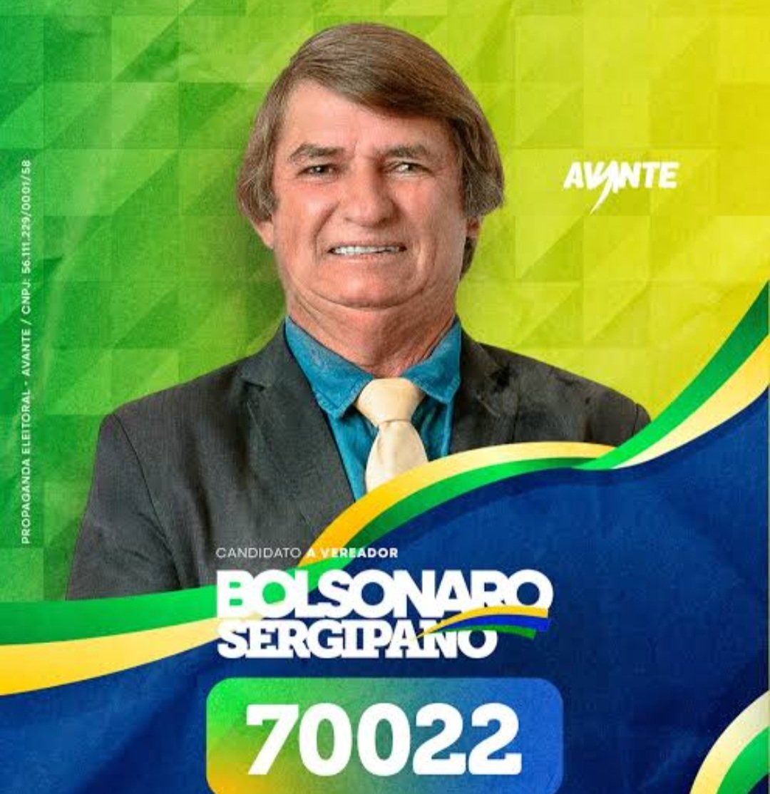 JoaquinEterno's tweet photo. Até o BOLSONARO SERGIPANO foi eleito 🇧🇷 https://t.co/HKfaiEB0V4