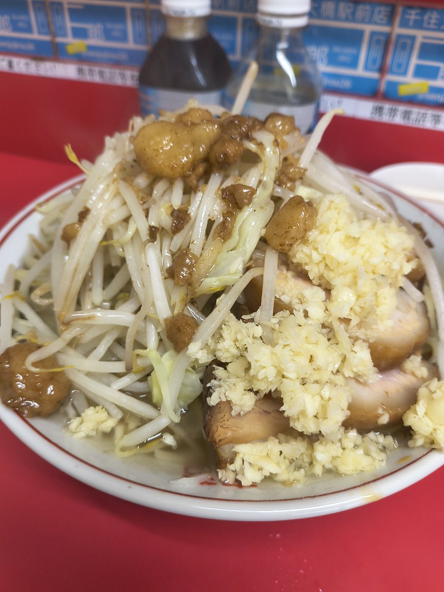 tuvasa1020's tweet photo. ラーメン二郎　1010
大豚→大豚

特段に好きな二郎
純度の高い独創性に富む https://t.co/LmwZls7E3b