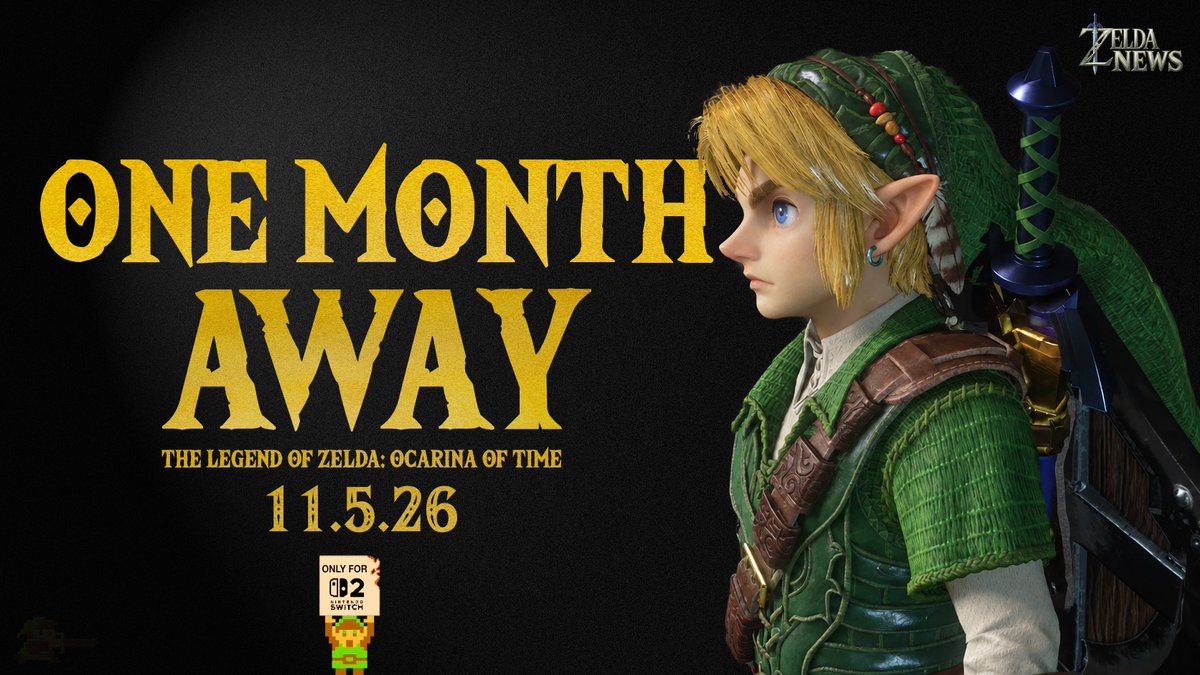 TLOZNews's tweet photo. Only one month until we return to Hyrule... https://t.co/scXdwcmptd