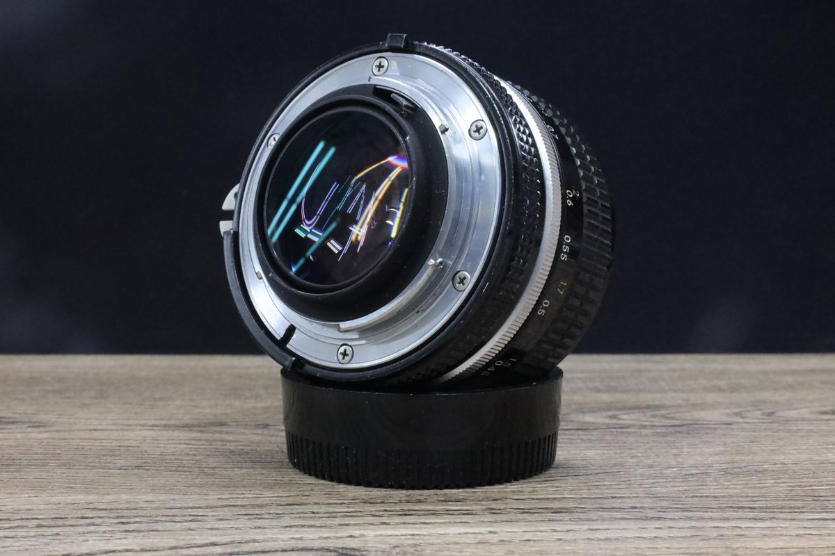 Hardoffcamera's tweet photo. Ai NIKKOR 50mm F1.4が中古品で出ました。
カビの除去行っております。
レンズ内ホコリ混入あり。鏡筒削れありのC＋くらいのお品物です。
#ハードオフ八王子大和田
#ハードオフ https://t.co/qxBHPsDupr