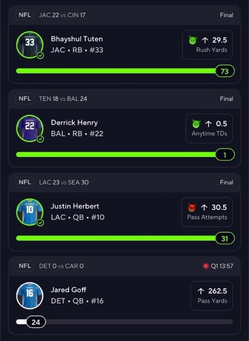 ParlayQweenn's tweet photo. 7x comes down to Jared Goff 😮‍💨 🙏

🍀💯JOIN THE WINNING TEAM ON DISCORD https://t.co/Irem6NmxBP

#NBA 🏀 | #WNBA | #CBB 🏀 |  #PrizePicks 🔐 | #PROPS | #POTD 📋 | #Picks | #MLB ⚾ | #Gambling𝕏 | #Parlay 
#Sportsbetting #NFL   
#DraftKings   #Fanduel https://t.co/OWBxiZ9jsC
