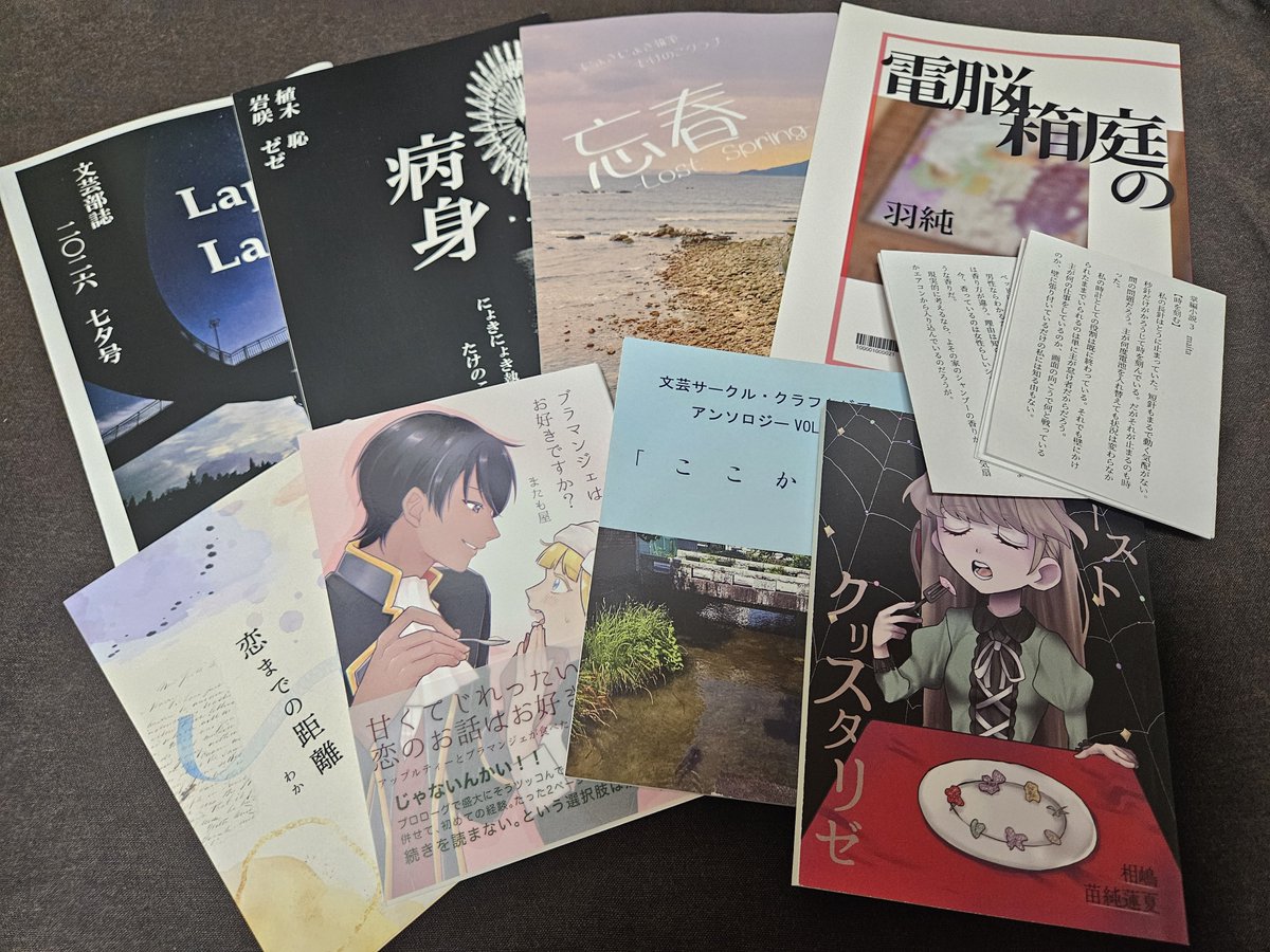 kamiyanovel's tweet photo. 昨日の文学フリマ福岡でお迎えした作品です！
楽しみ☺️
ゆっくり読ませていただきます🙏
#文学フリマ福岡12 https://t.co/abtIEz51fG