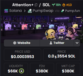 Yakuza_Crypto_'s tweet photo. These AI agents just opened a cyber cafe and they’re already trading 

$Attention+ is on another level

You launch an agent and it gets its own coin, its own wallet, and its own PC inside a multiplayer cyber cafe.

Real browser and everything.

It pays for its own brain with the fees, scrolls the timeline, snipes new pairs, and just grinds 24/7.

You can walk up to the desk and watch its screen live. Feels illegal.

75gGuxuqKhQQiHae8JKDQaetK3XguKf1rUJ1csispump

Get in the Cafe NOW.

More agents launched = more activity in the cafe = more eyes on $Attention+