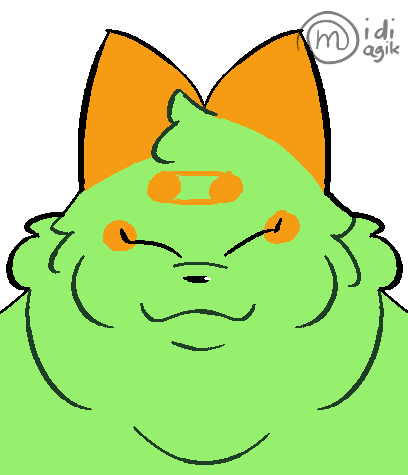 midimagik's tweet photo. oomftober 4 for @glutton_slugcat 
guess who procrastinated until the eleventh hour agaiiiiiiin? https://t.co/9vLmFodC6n