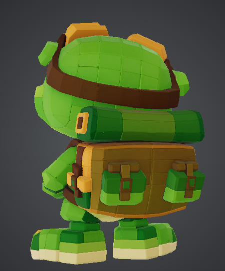 BuildWithND's tweet photo. 🐸 Meet BRICKY — THE BLOCK FROG.

A cute little adventurer built entirely from chunky modular blocks, with oversized eyes, giant block feet, explorer goggles and a tiny backpack.

Created with @tripoai 

#TripoAI #Tripo3D #3DArt #GameArt #GenerativeAI #3DModeling https://t.co/6GxMRt87B9