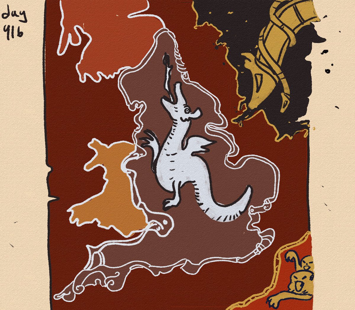 lojuncosauroide's tweet photo. #inktober1066
"the concert of england has began their first moves" https://t.co/EyBoONF3Vv