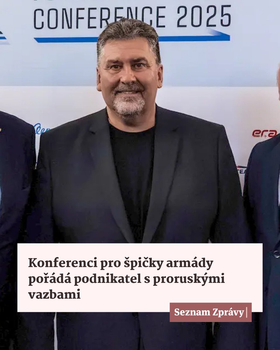 SeznamZpravy's tweet photo. Špičky české armády budou probírat protileteckou obranu na konferenci, kterou pro ně pořádá někdejší agent StB Petr Markvart. Ten vystoupil na akci se sankcionovaným Putinovým ideologem a figuruje v proruských spolcích.

https://t.co/gb5ew7cZwB

📸 Future Air Force Forum https://t.co/nPj6igdITG