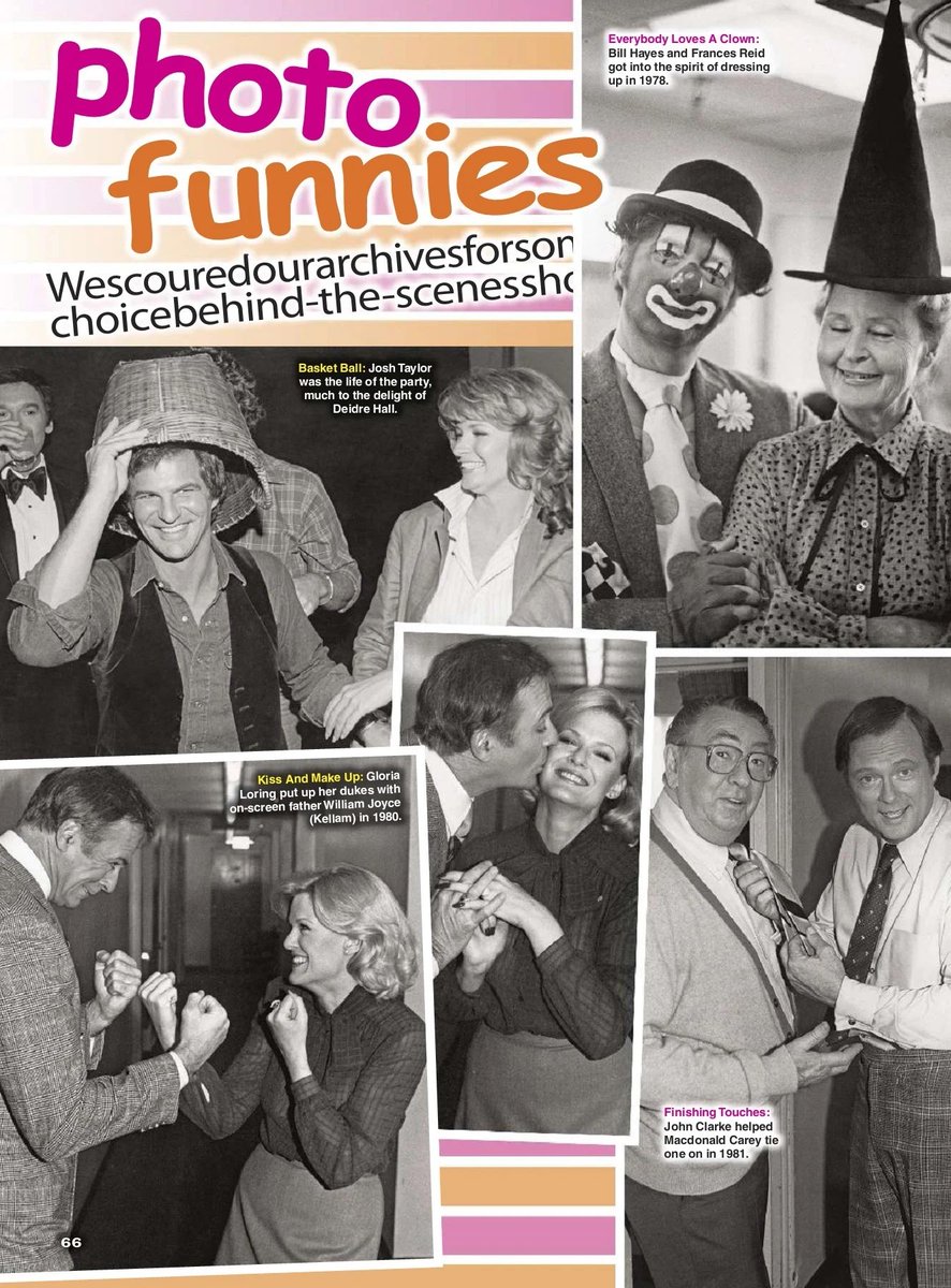fortheloveofcs's tweet photo. A little peek at the cast having fun off-camera from Days of Our Lives featured in Soap Opera Digest’s 2015 special commemorative issue celebrating the show’s 50th anniversary. ⏳

#charlesshaughnessy #patsypease #charlotteross #daysofourlives #soapoperadigest https://t.co/JZPiMHb6it