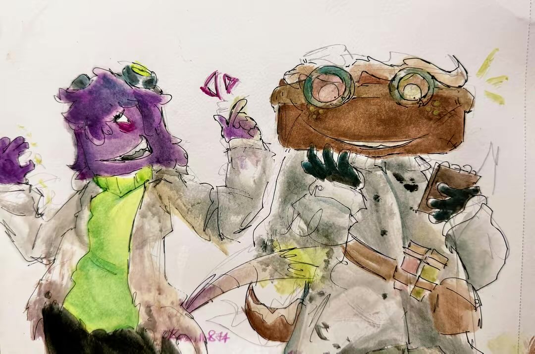 ASRU01's tweet photo. DESSERTFULL SCIENTIST COSMO and waxwell there too yeah I guess

#dandysworld #dandysworldcosmo https://t.co/cmtEMwpOxh