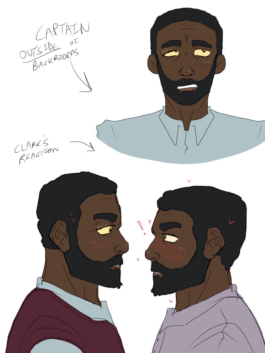 xenonaddictt's tweet photo. au inspired by @b1gbadr0n like what if cap looked different if he went through the null zone… and then got to have his own fashion sense too but I digress 🥹 #backrooms #thebackrooms #captainclark #clarkcest #yaoi #shitpost #ihatetheshipnamesomuch https://t.co/z2KrR4M2D2