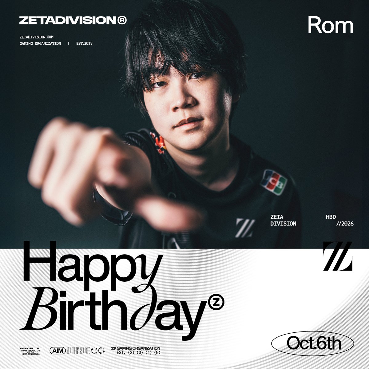 zetadivision's tweet photo. ⚡️HBD @Rommarudesu 🥳🎂🎉

ZETAのスーパーエース、世界一のユナイトプレイヤー🏆
WCSグルメのお気に入りは昨年はパンケーキ🥞今年はクロワッサンでした🐹🥐❤️ https://t.co/WLgelC7U4G