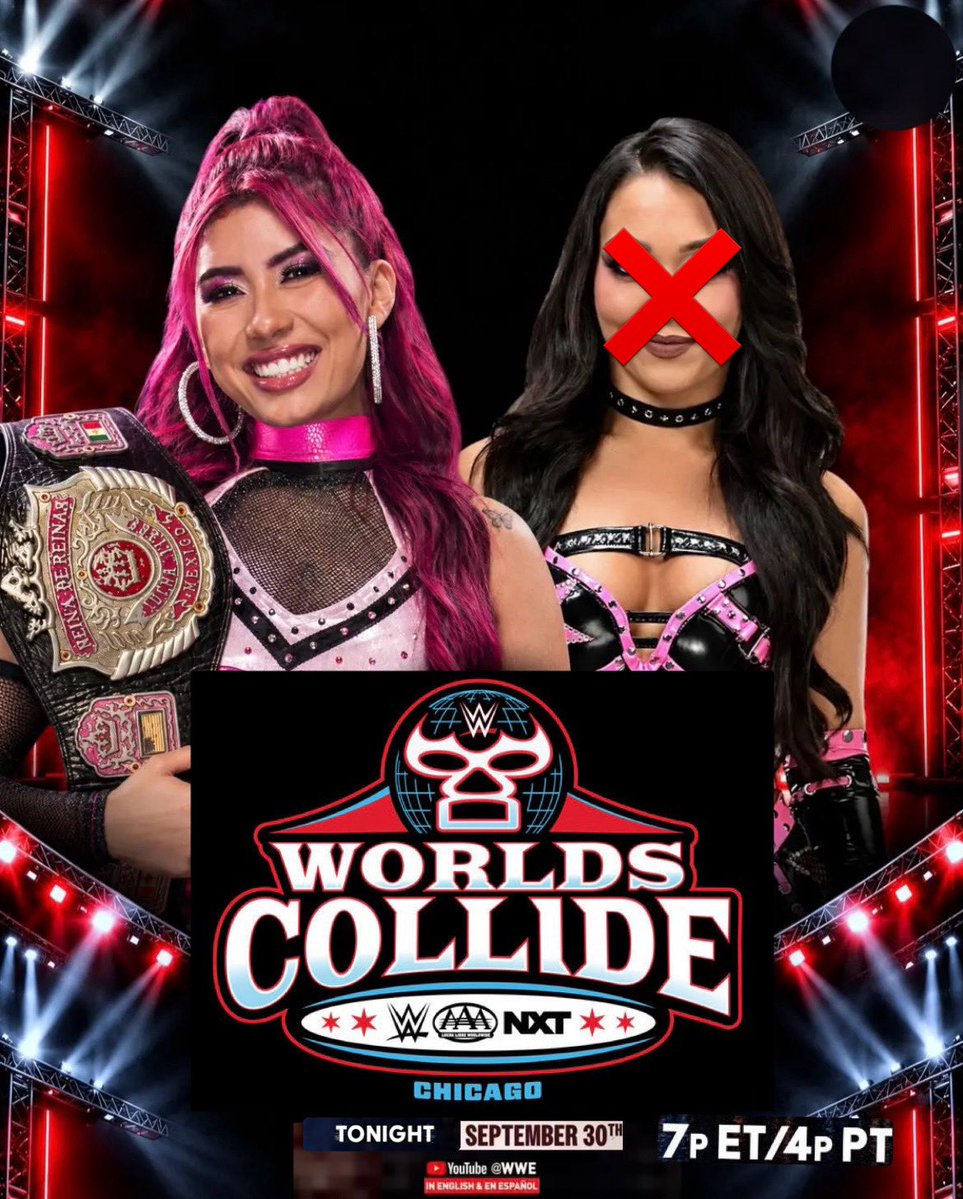 wweworldsc's tweet photo. This is the winner worlds collide. https://t.co/umLoAzvu5A