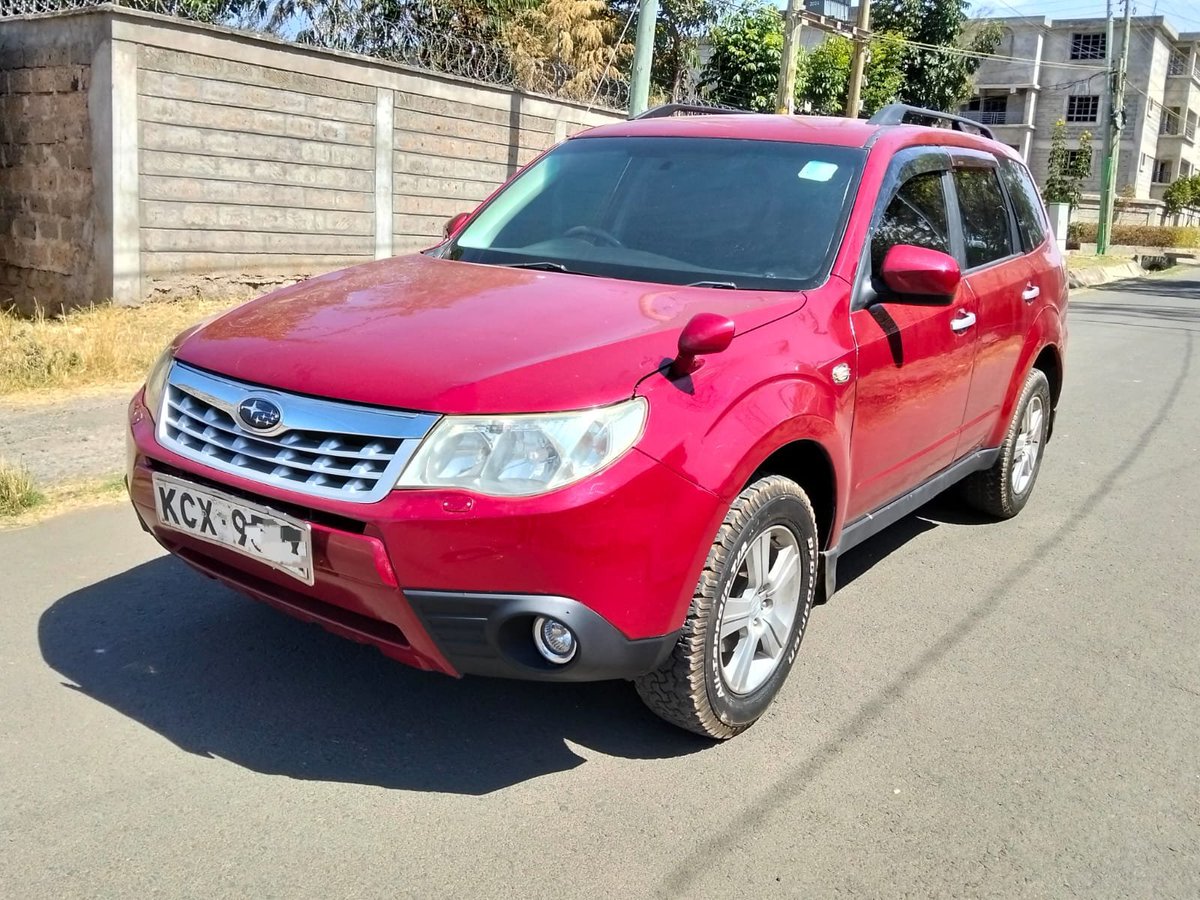 JaMtoka's tweet photo. √ 2013 Subaru Forester — SH5 🇯🇵
√ KSh1.45 Million
√ Fuel Tank: 60L
√ 10-12km/litre
√ Location: Nairobi 🇰🇪
√ +254733665551 — WhatsApp

√ 2.0-litre H4 Petrol (Non-Turbo) — EJ204
√ 150bhp @ 6000 rpm
√ 198Nm @ 3200 rpm
√ 4-Speed AT with ECO Mode
√ Symmetrical AWD

√ 6 Airbags
√ Brake Assist
√ Electronic Brake Force Distribution
√ Electronic Stability Programme
√ Halogen Headlights with Manual Leveling
√ Traction Control System

√ Alloy Rims
√ Fog Lights
√ Fabric Seats
√ Headlight Washer System