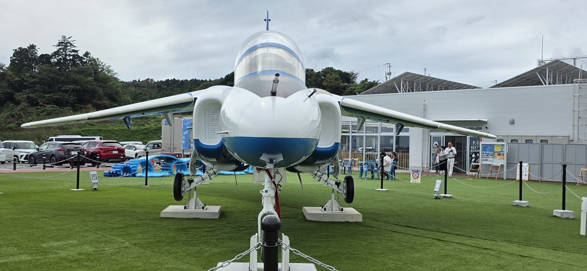 Manami_ModuloX's tweet photo. どぉしても訪れたかった場所へw

５番機🛩️が展示されてからは
初✨来訪w

#東松島市
#道の駅東松島
#ブルーインパルス
#５番機 https://t.co/z3mVWTLGig