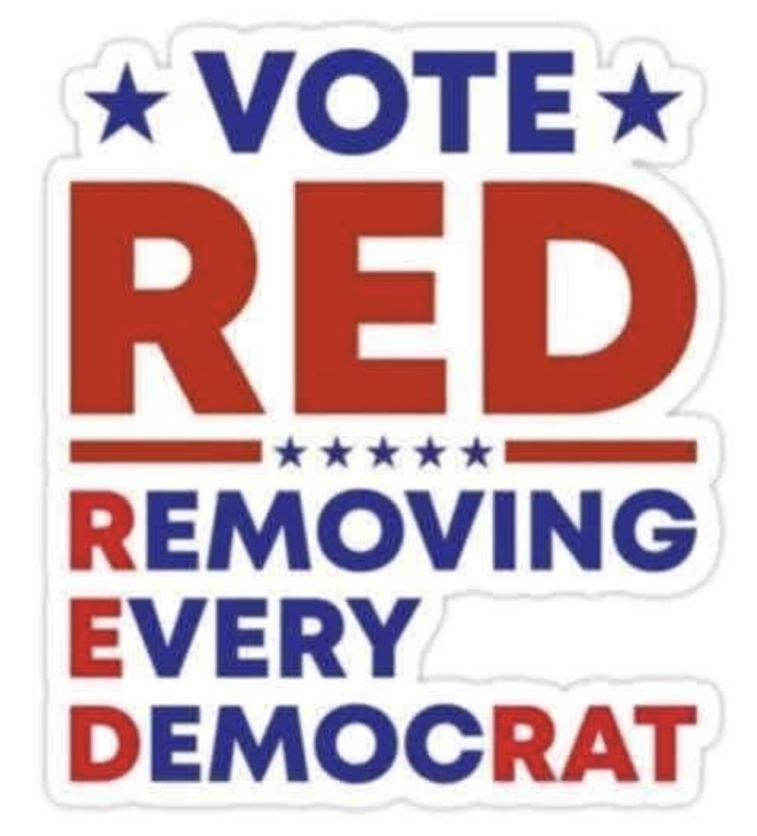 geurin_d's tweet photo. @AxinaShengale #STOPTHEDEMOCRATS
#STOPSOCIALISM
#STOPLIBERALISM
#STOPCOMMUNISM
#STOPTOTALITARIANISM
#VOTERED
R = REMOVE
E = EVERY
D = DEMOCRAT
#GODBLESSTHEUNITEDSTATESOFAMERICA
#LONGLIVETHEREPUBLIC https://t.co/MIlbjUzJ02