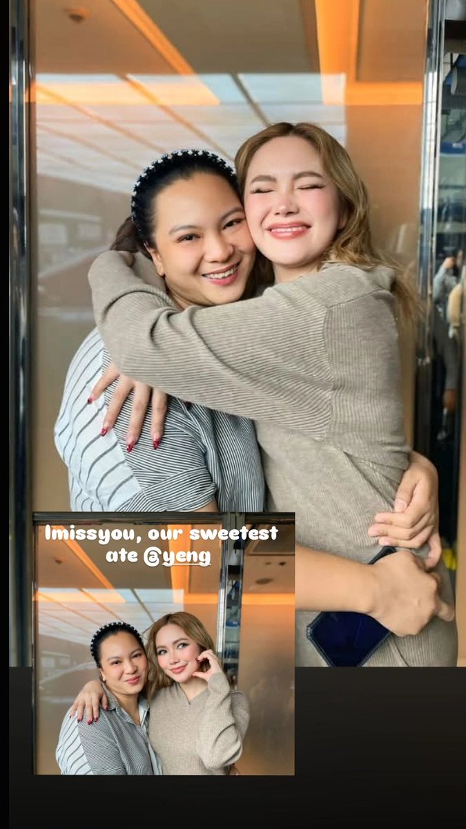 MilenYeng's tweet photo. I miss you ate @YengPLUGGEDin https://t.co/BGCfpAPTRZ