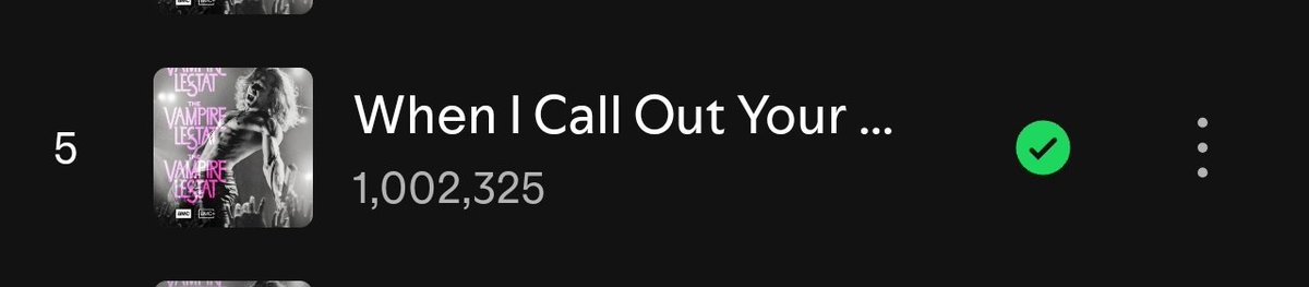 mayarenerose's tweet photo. now back to more important matters, WHEN I CALL OUT YOUR NAME FINALLY HIT 1 MILLION STREAMS ON SPOTIFY https://t.co/Z1T9gnJ4Hu