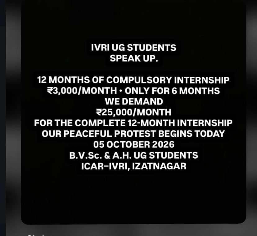 sumedhaGang12's tweet photo. #IVRI @icarindia @ivri_1889 https://t.co/V45a0wwLgp