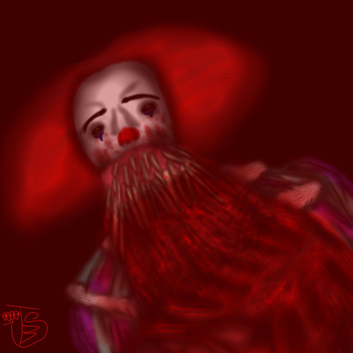 Tyber0shark_x's tweet photo. DIA 4 DEL GORETOBER
DIENTES
D.E.P. TIM CURRY
#GORETUBER
#fanartㅤㅤㅤㅤ
#IT
#HorrorMovie
#horrorart https://t.co/FMvStD9t82