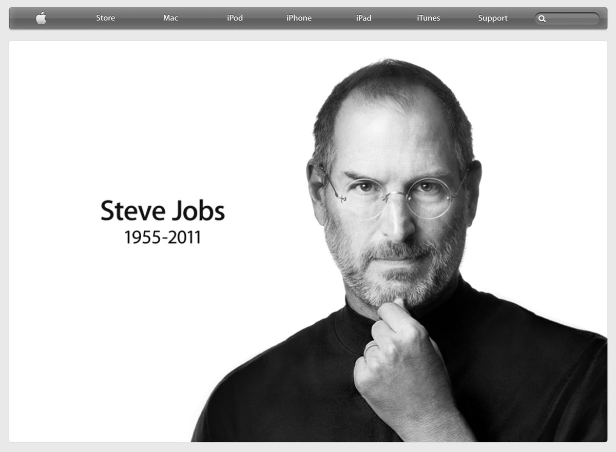 ClassicII_MrMac's tweet photo. Steve Jobs passed away 15 years ago today, on October 5th, 2011.

This is what Apple's website looked like on that day.

Where were you when you heard the news, and how did you react? Looking back, did you think Apple would ever become what it is today? https://t.co/5GLnLtbMJf
