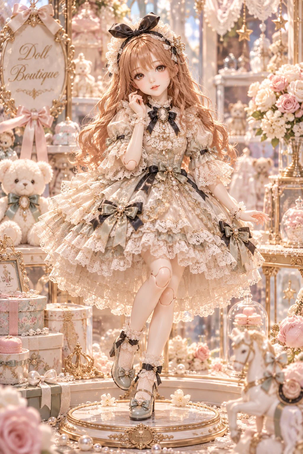水ノ杜 先（みずのもり さき）マキ AI創作ログ on X: "#あなたのお人形見せて 第1弾のうちのお人形さん、第2弾にしてみたら……やばか ...
