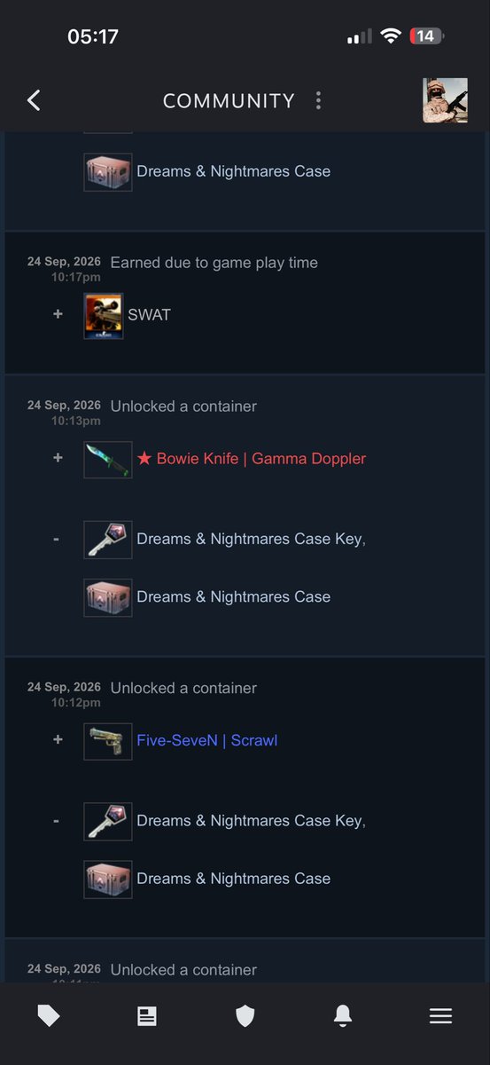 vardridhala's tweet photo. I just unboxed 2 Bowie gamma dopplers within 15 cases of each other 🫩 why couldn't it have been atleast 1 butterfly gamma Doppler https://t.co/8JWYFyBaZs