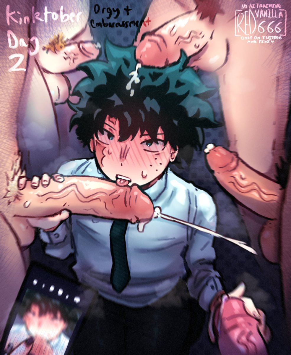 RedVanilla_666's tweet photo. Kinktober day 2 : orgy + embarrassment
💥squad x 🥦 https://t.co/adxM9mBlam