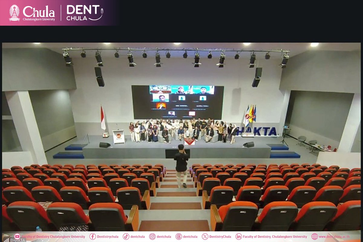 DentistryChula's tweet photo. āļāļēāļāļēāļĢāļĒāđāļāļāļ°āļāļąāļāļāđāļāļāļĒāļĻāļēāļŠāļāļĢāđ āļāļļāļŽāļēāļŊ āđāļāđāļĢāļąāļāđāļāļīāļāđāļāđāļāļ§āļīāļāļĒāļēāļāļĢāđāļāļāļēāļ International Symposium 2026 āļāļĢāļ°āđāļāļĻāļāļīāļāđāļāļāļĩāđāļāļĩāļĒ
āļāđāļēāļāļāđāļēāļ§āļāļāļąāļāđāļāđāļĄāđāļāđāļāļĩāđ : https://t.co/AdSwyiP3xl
#dentchula #SDG3 #SDG4 #DentalEducation #DigitalProfessionalism #BESTIES2026 https://t.co/HtcaEHaKCs