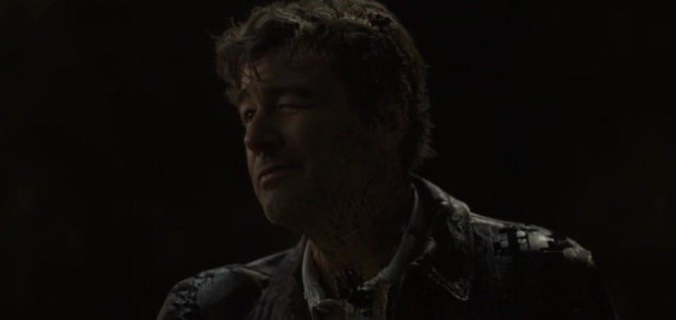 demjinslecter's tweet photo. his little wink just before he goes. his last emotion knowing he won’t come back and it’s nothing but love for his best friend, he really was so fuckin proud of john :((( https://t.co/tIm8aKPtiN
