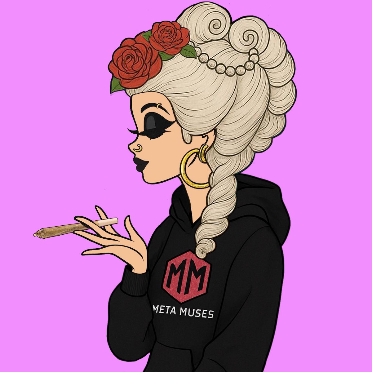 CryptoGrannyNo5's tweet photo. Good Night 💗 
So happy my Meta Muses… and minted 5 Her Era. https://t.co/JqjvSdLrZU