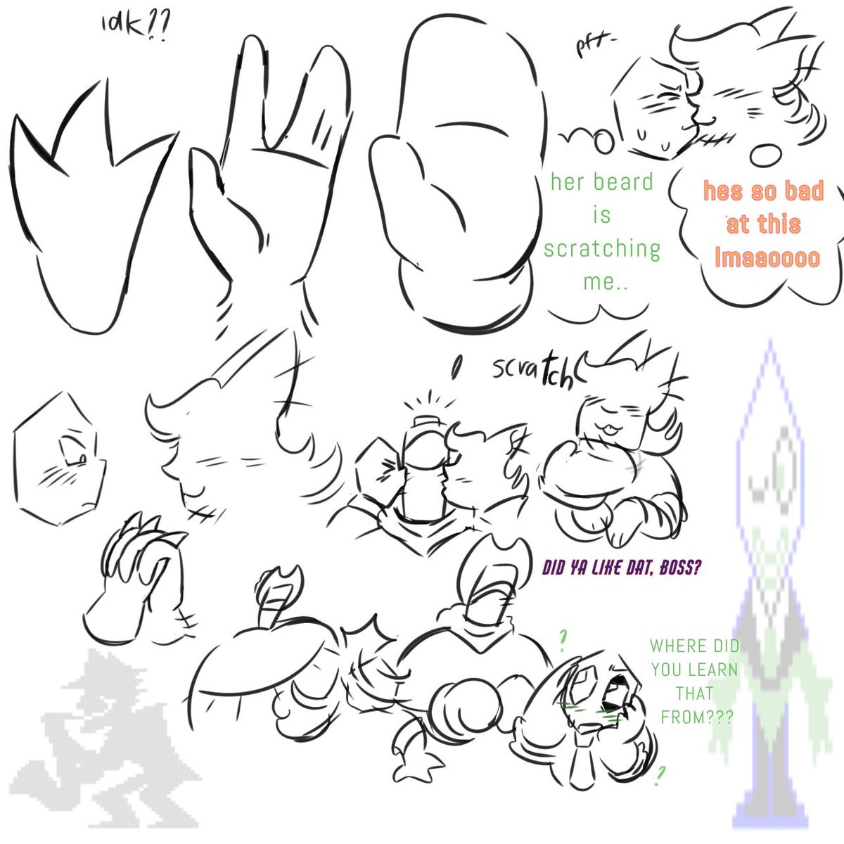 Cookiesuxatart's tweet photo. #miketober2026 Day 4 - (PolyMikes) #miketwt

Fuuuck I hate drawing ship art but I love them 😢,, I was gonna draw something original for my Gicheals but I gave up https://t.co/pq2H7qS21o