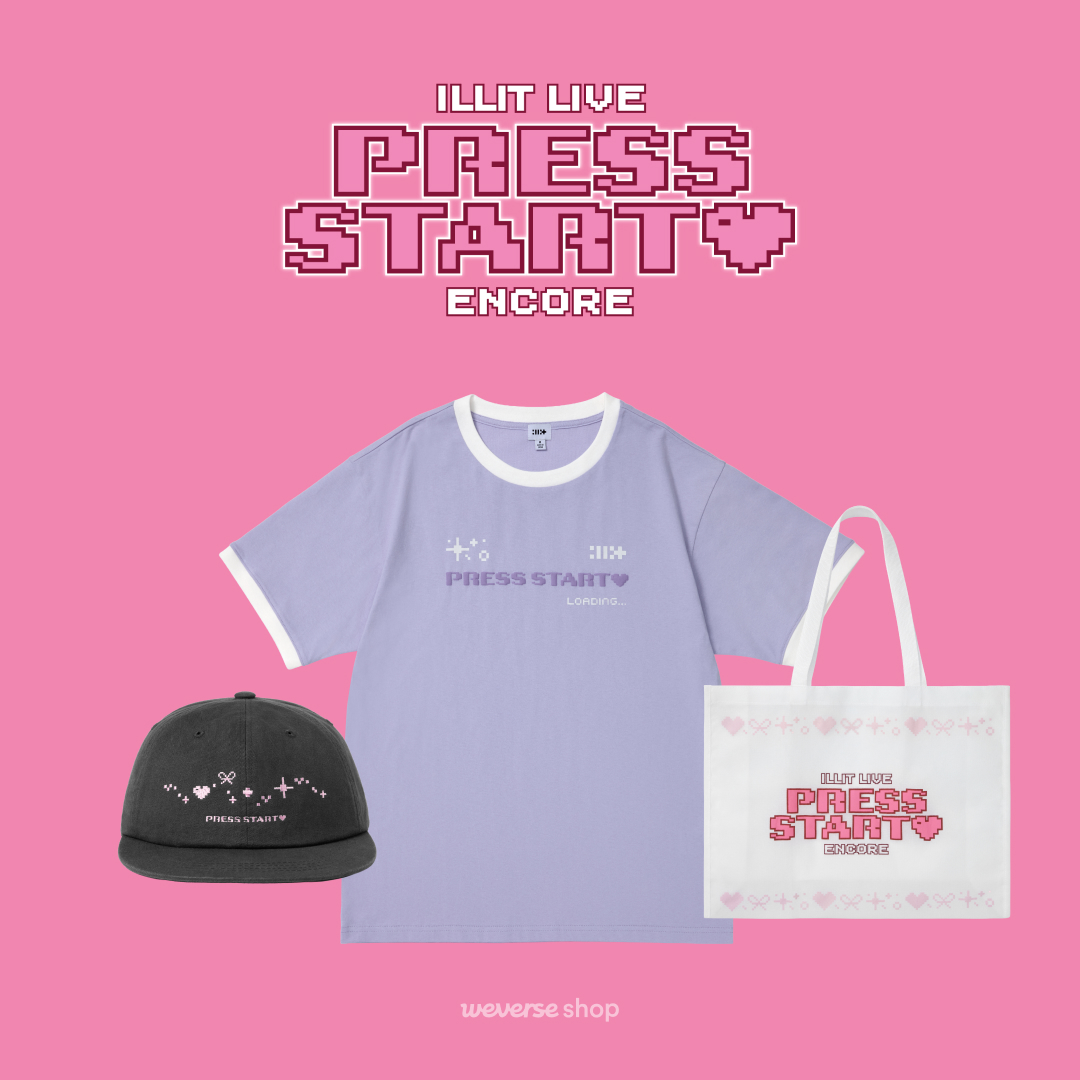 ILLITjpofficial's tweet photo. 📢ILLIT LIVE 'PRESS START❤' ENCORE 
Official Merch. 予約販売決定！
︶︶︶︶︶︶︶︶︶︶︶︶︶︶︶︶︶˚✧.
詳しくはこちら→https://t.co/S5684zlRNO

#ILLIT #아일릿
#PRESS_START_ENCORE https://t.co/l7v2ZXozgf
