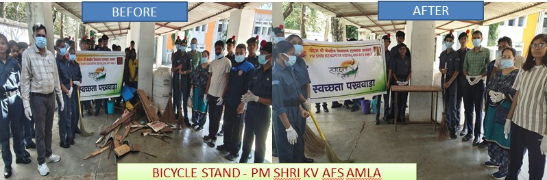 KvAmla's tweet photo. CLEANLINESS CYCLE STAND UNDER  SPECIAL CAMPAIGN 6.0 FOR SWACHHAT
#SPECIA1CAMPAIGN
@KVS_HQ @kvs_bhopal @katiyarmadanM @specialcam23 https://t.co/m8dAkOKE8B