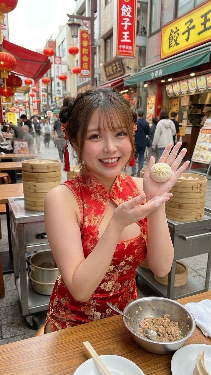 yukawaAIart's tweet photo. チャイナドレスブームが俺の中に来たのであった。

#AI美女 https://t.co/fn9vgnhCbC