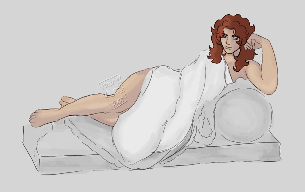 Pizzawuzhere's tweet photo. NON-sexual nudity. Statue redraw with my #oc Katelyn Evanderegn 

#art #OCㅤㅤ #redraw https://t.co/Orh7FWpoMl