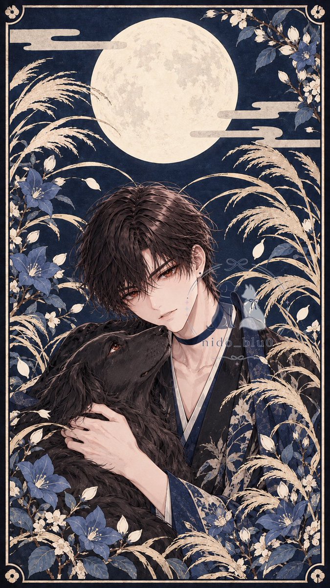 nido_blu0's tweet photo. 花札っぽいの🎴 https://t.co/hdRrYCBqNi